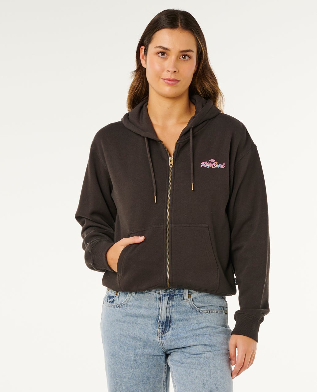 Lay Day Relaxed Zip Through Fleece – Rip Curl