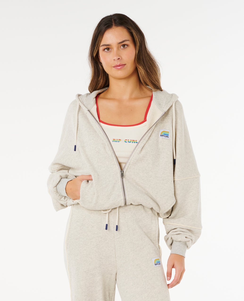 Surf Side Spliced Zip Through Fleece – Rip Curl