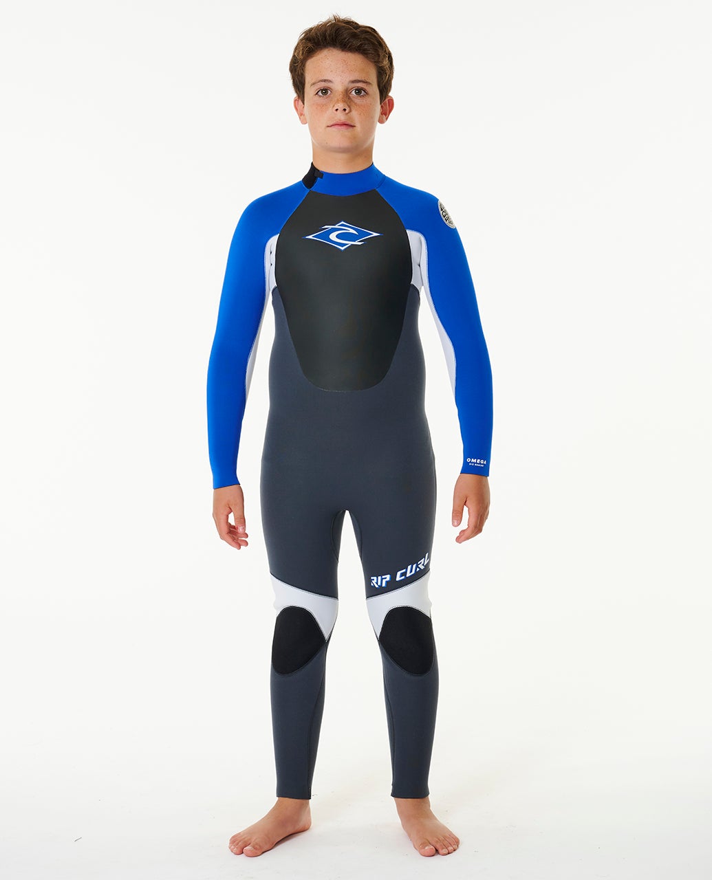 Kids Omega 3/2 Back Zip Wetsuit Steamer – Rip Curl