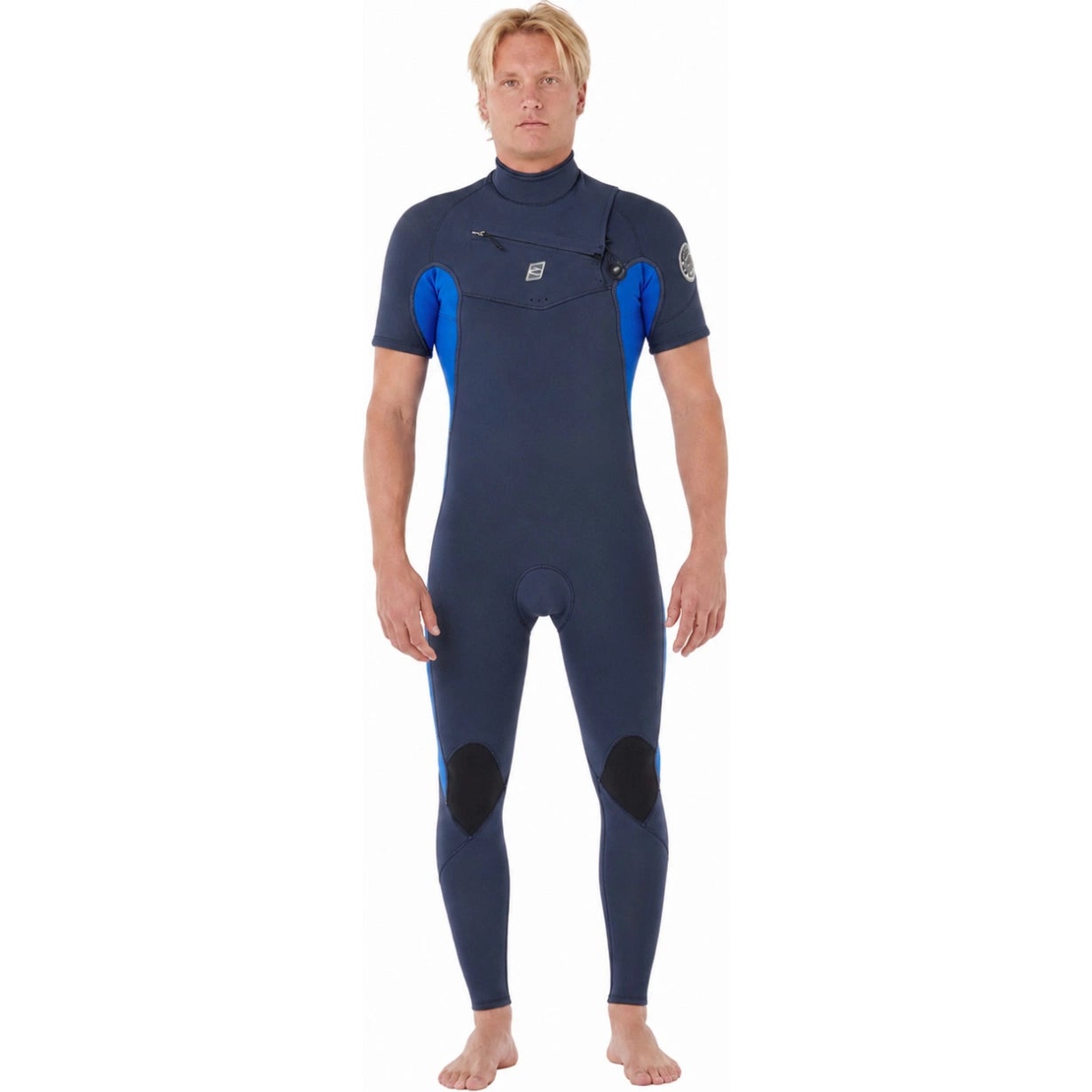 Mens Dawn Patrol 2/2 Short Sleeve Chest Zip Wetsuit – Rip Curl