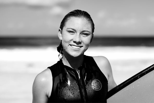 Black and white photo of Alyssa Spencer