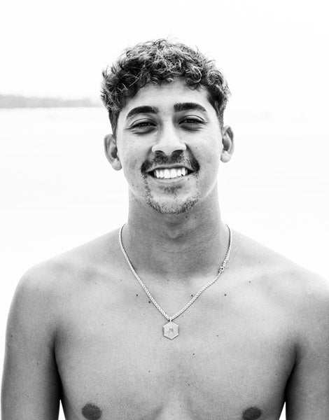 Black and white photo of Samuel Pupo