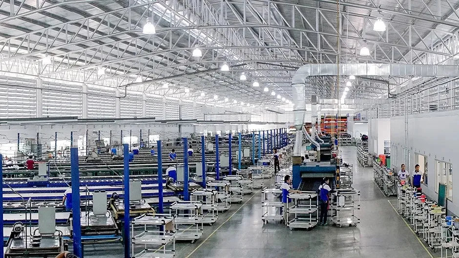 Large industrial warehouse