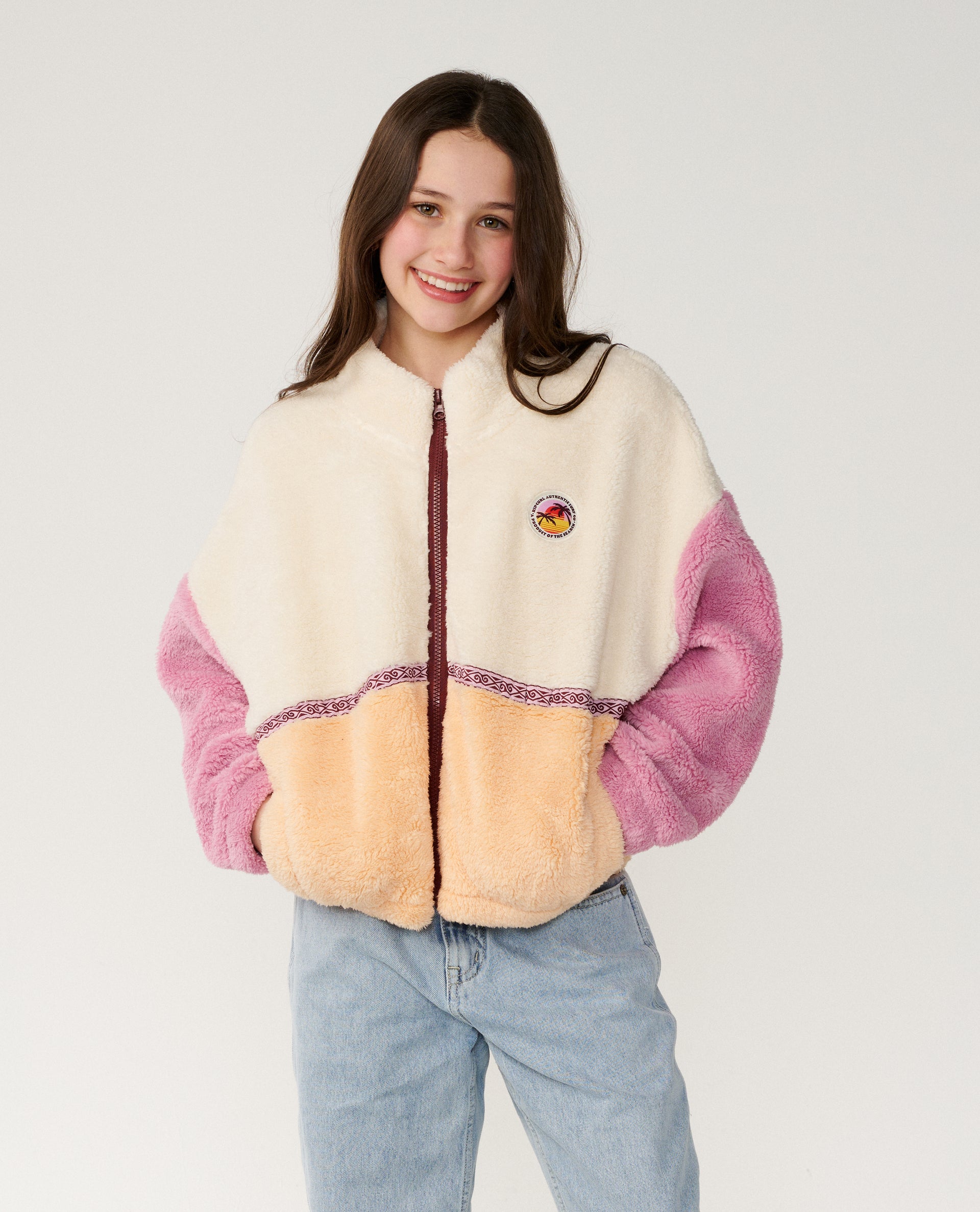 Surf Revival Zip Through Polar Kids