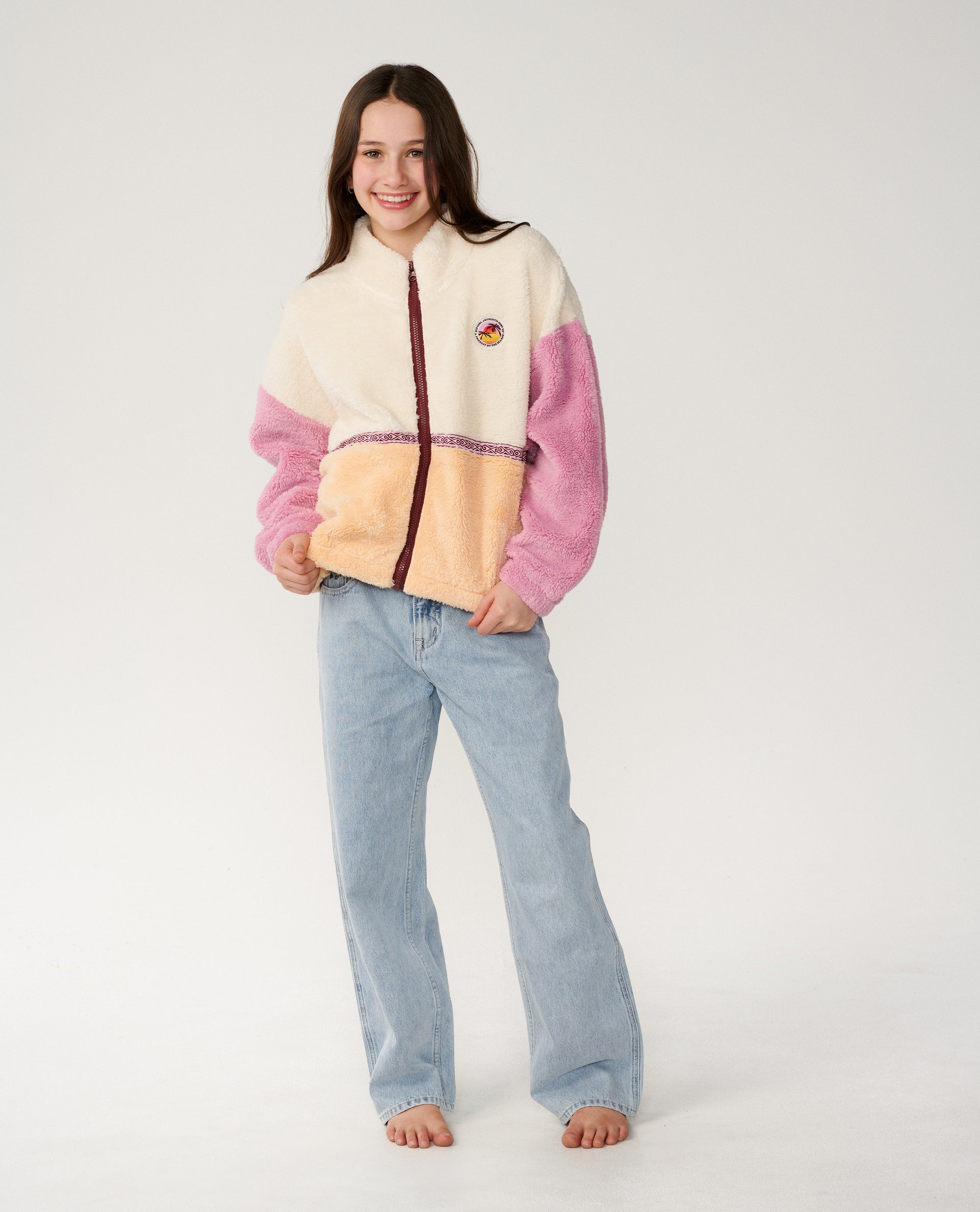 Surf Revival Zip Through Polar Kids