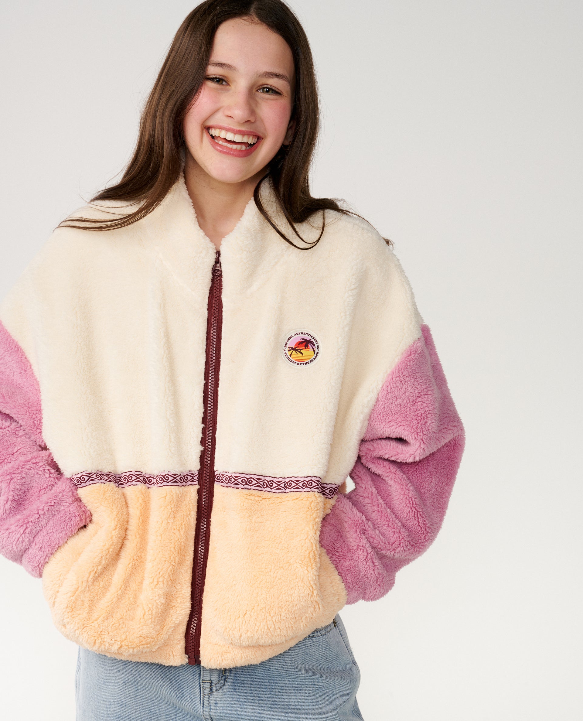 Surf Revival Zip Through Polar Kids