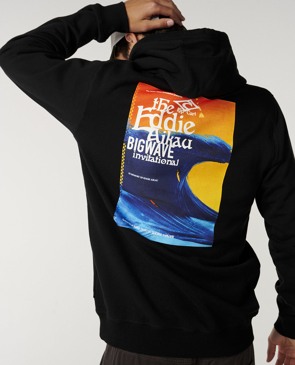 Eddie Would Go Poster Hood Fleece
