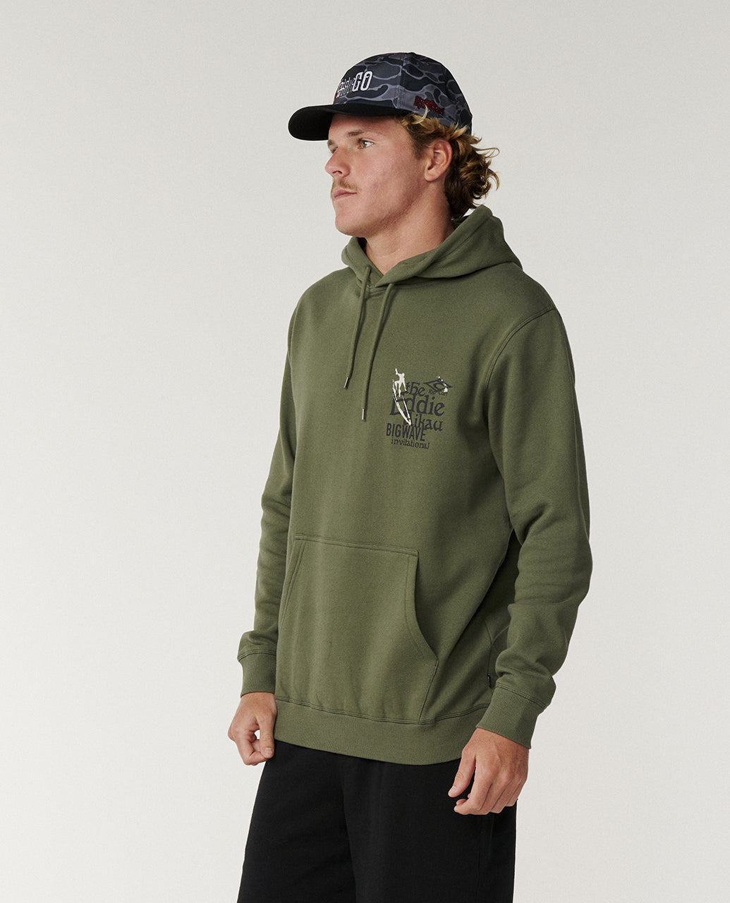Eddie Would Go Poster Hood Fleece