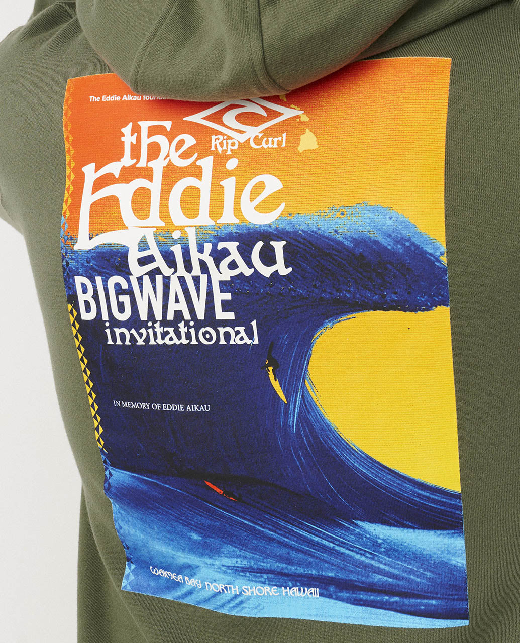 Eddie Would Go Poster Hood Fleece