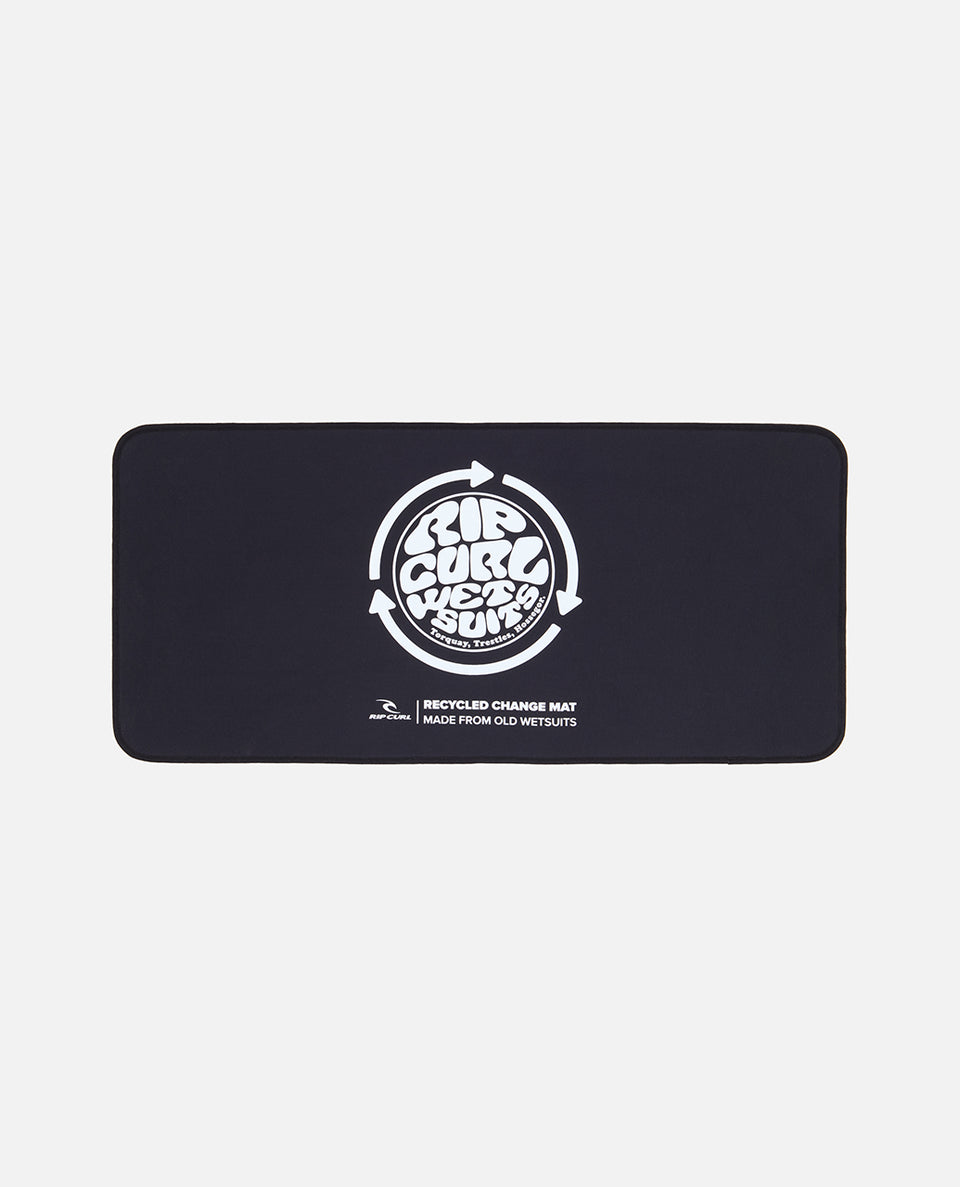 Flatlay image of a wetsuit mat