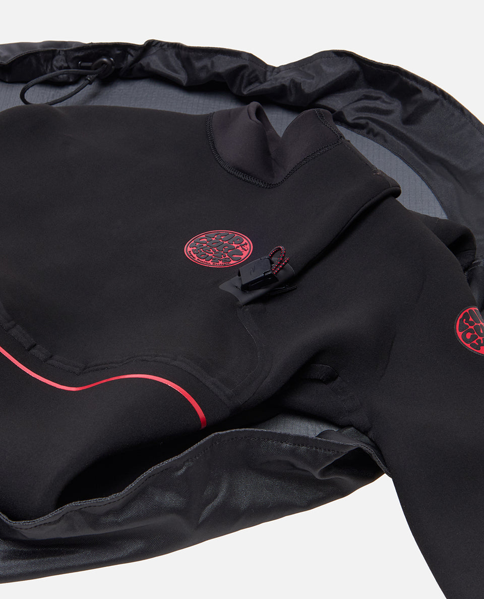 Flatlay of a wetsuit 