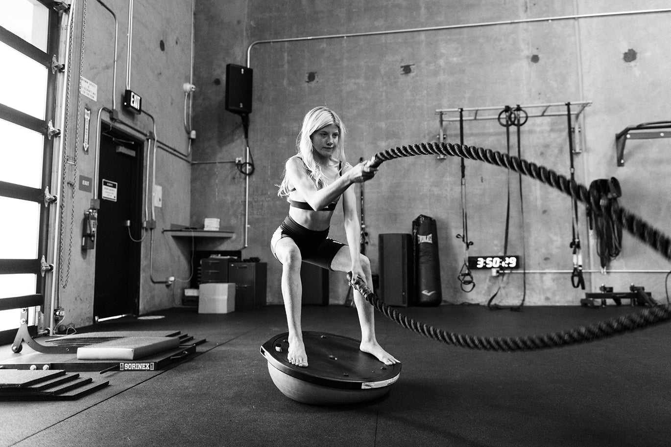 Erin Brooks at the gym