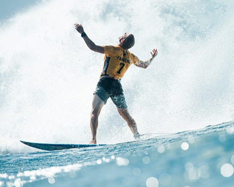 Pro surfer Mick Fanning on water